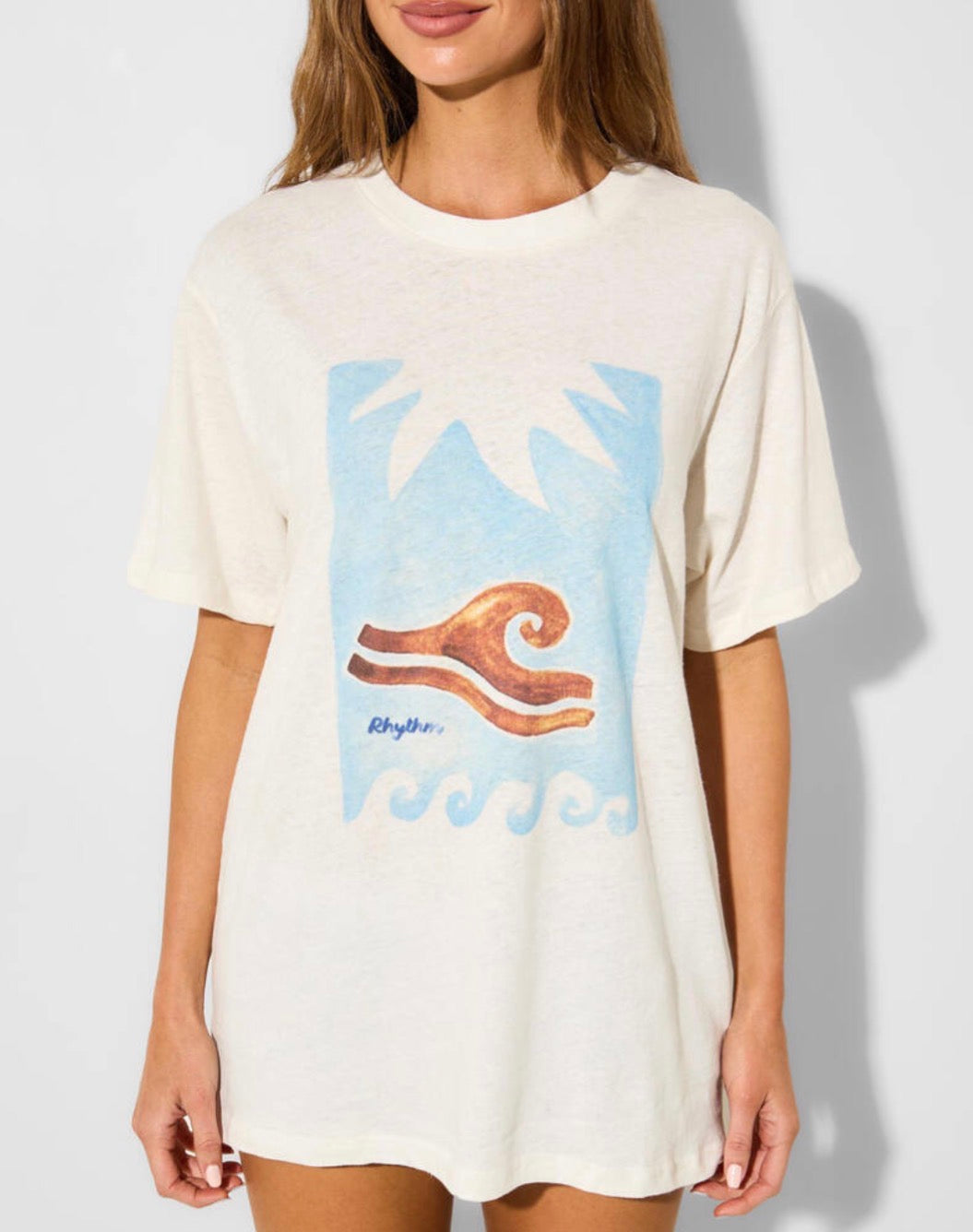 Rhythm Ocean Wave Oversized T-Shirt