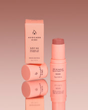 Load image into Gallery viewer, AVOCADO ZINC - SPF 50 Natural Lip &amp; Cheek Tint - Rose
