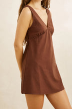 Rhythm Venice Mini Dress Chocolate