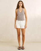 Rhythm London Check Halter Top