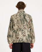 Mens Boundary Mock Neck Zip Up Fleece Jacket -BILLABONG