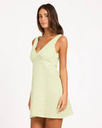 Womens Charlie Check Mini Dress-ROXY