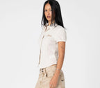 Missy May Striped Shirt Oatmeal