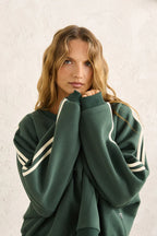RHYTHM Contrast Sweatshirt Hunter