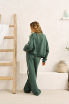 RHYTHM Contrast Sweatshirt Hunter
