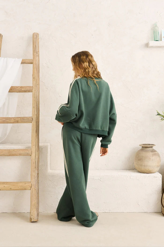 RHYTHM Contrast Sweatshirt Hunter