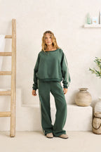RHYTHM Contrast Sweatshirt Hunter
