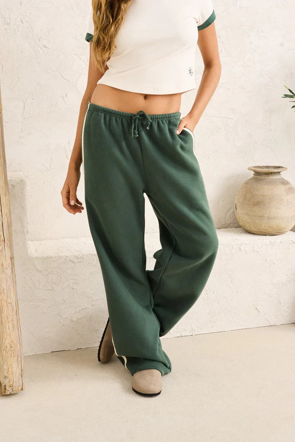 RHYTHM Contrast Track Pant Hunter