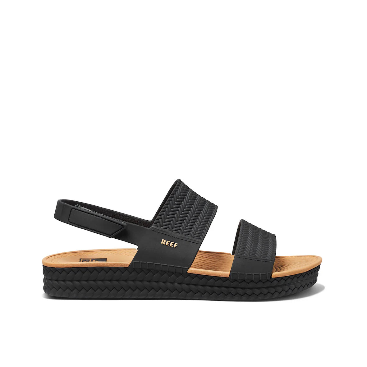 REEF Womens Water Vista - Black/Tan