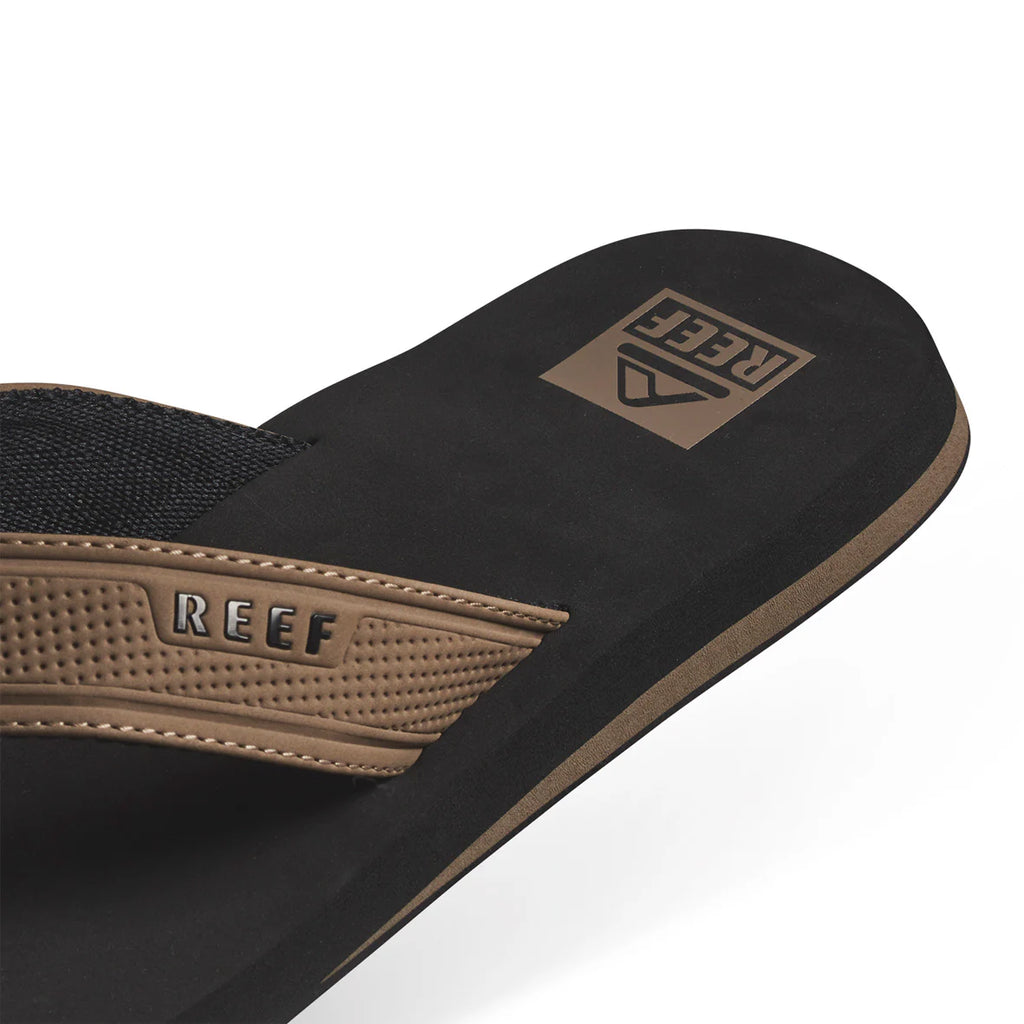 REEF Mens Layback - Black / Tan