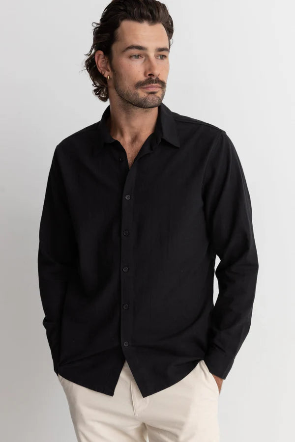 RHYTHM Classic Linen Ls Shirt