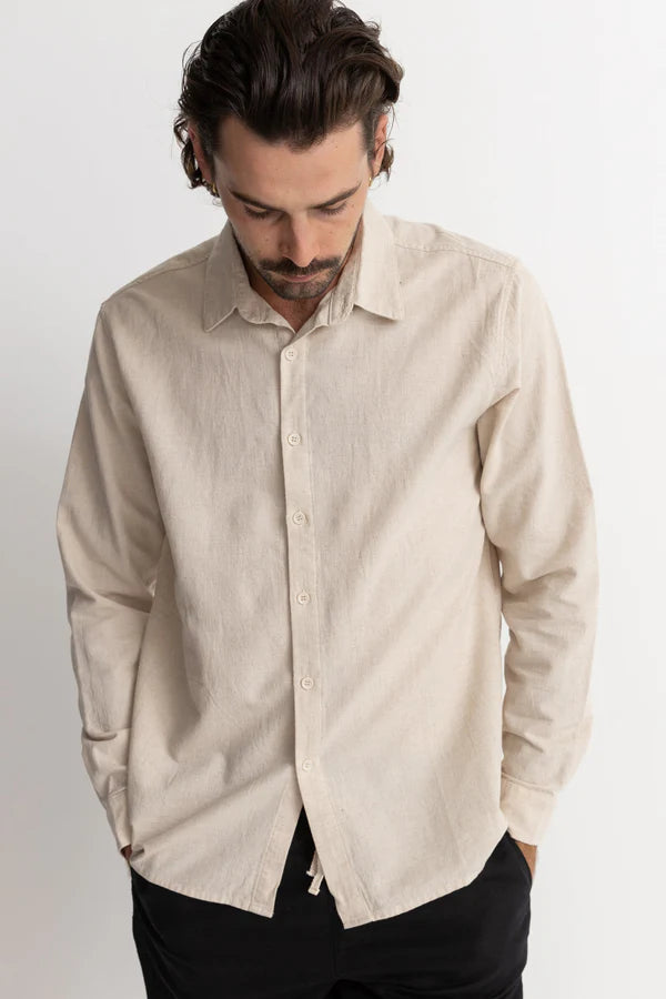 RHYTHM Classic Linen Ls Shirt
