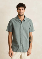 RHYTHM Classic Linen Short Sleeve Shirt