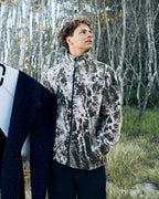 Mens Boundary Mock Neck Zip Up Fleece Jacket -BILLABONG