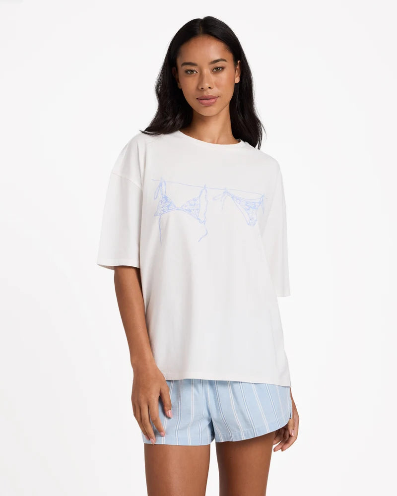 Womens Just Add Bikini T-Shirt- BILLABONG