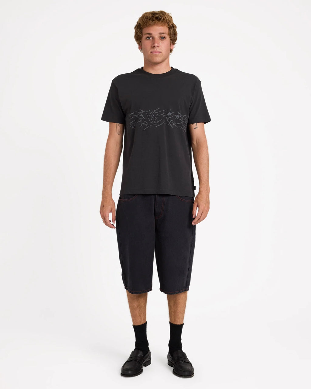 RVCA Dayshift Baggy Denim Shorts