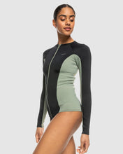 Load image into Gallery viewer, Womens ROXY Pro Wave Long Sleeve Zipped Rash Vest
