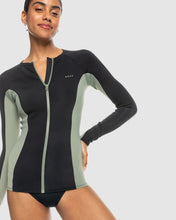 Load image into Gallery viewer, Womens ROXY Pro Wave Long Sleeve Zipped Rash Vest
