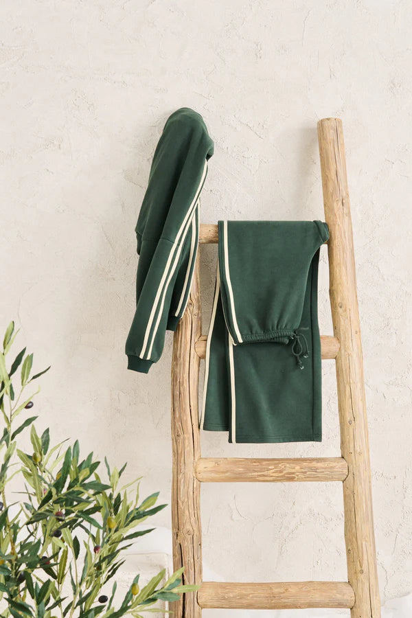RHYTHM Contrast Track Pant Hunter