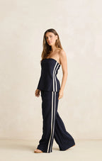 Rhythm Contrast Linen Pant