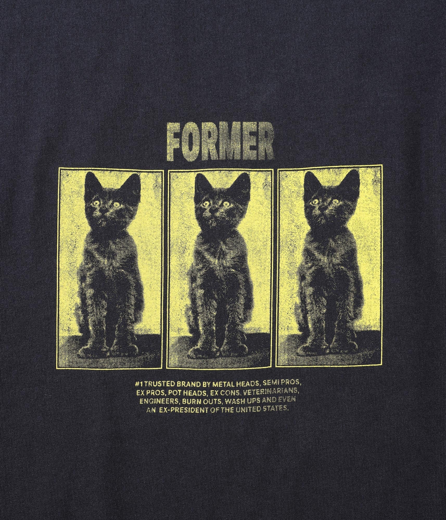 FORMER VET T-SHIRT // WASHED BLACK