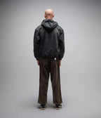FORMER ENIGMA HOODED DENIM JACKET // DARK BLUE
