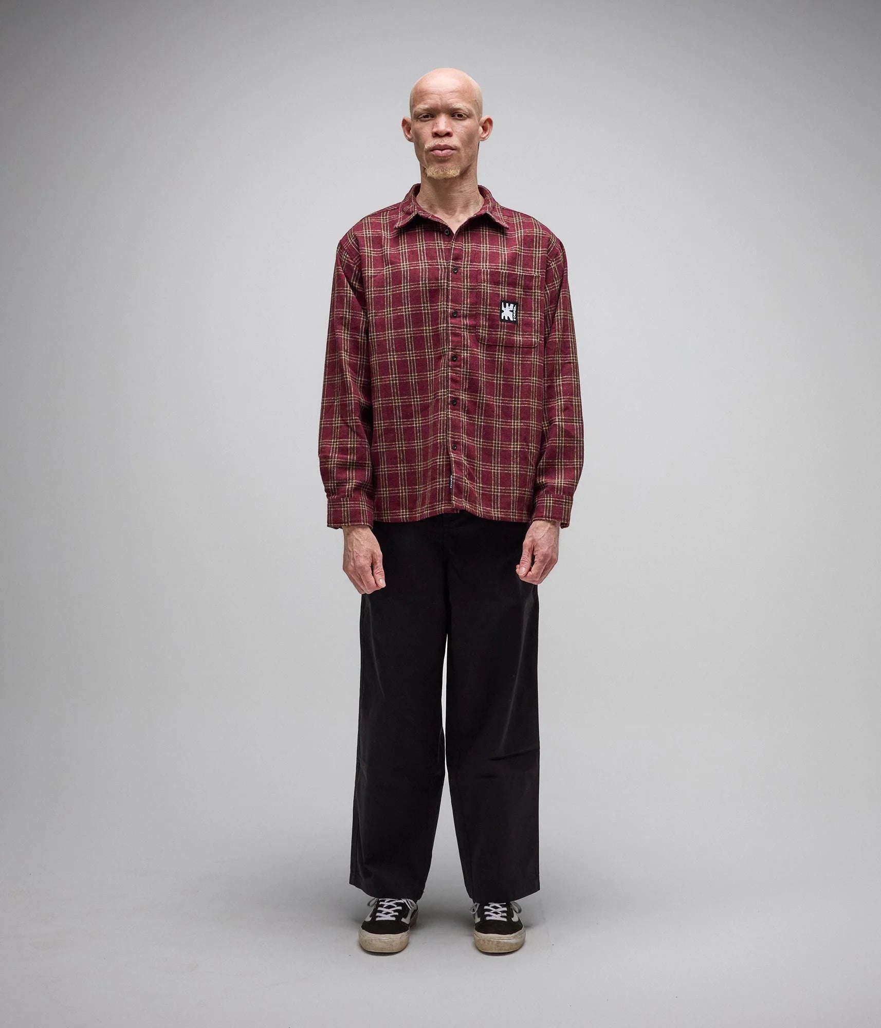 FORMER REYNOLDS FLANNEL LS SHIRT // RED