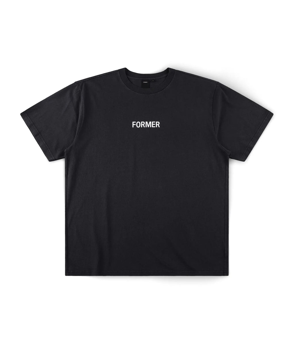FORMER LEGACY T-SHIRT // WASHED BLACK