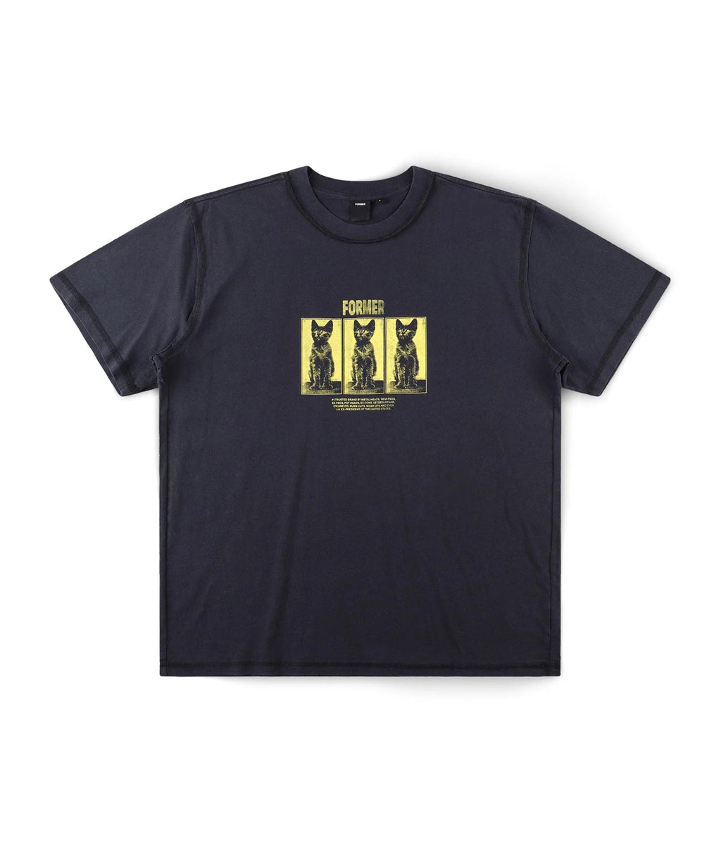FORMER VET T-SHIRT // WASHED BLACK