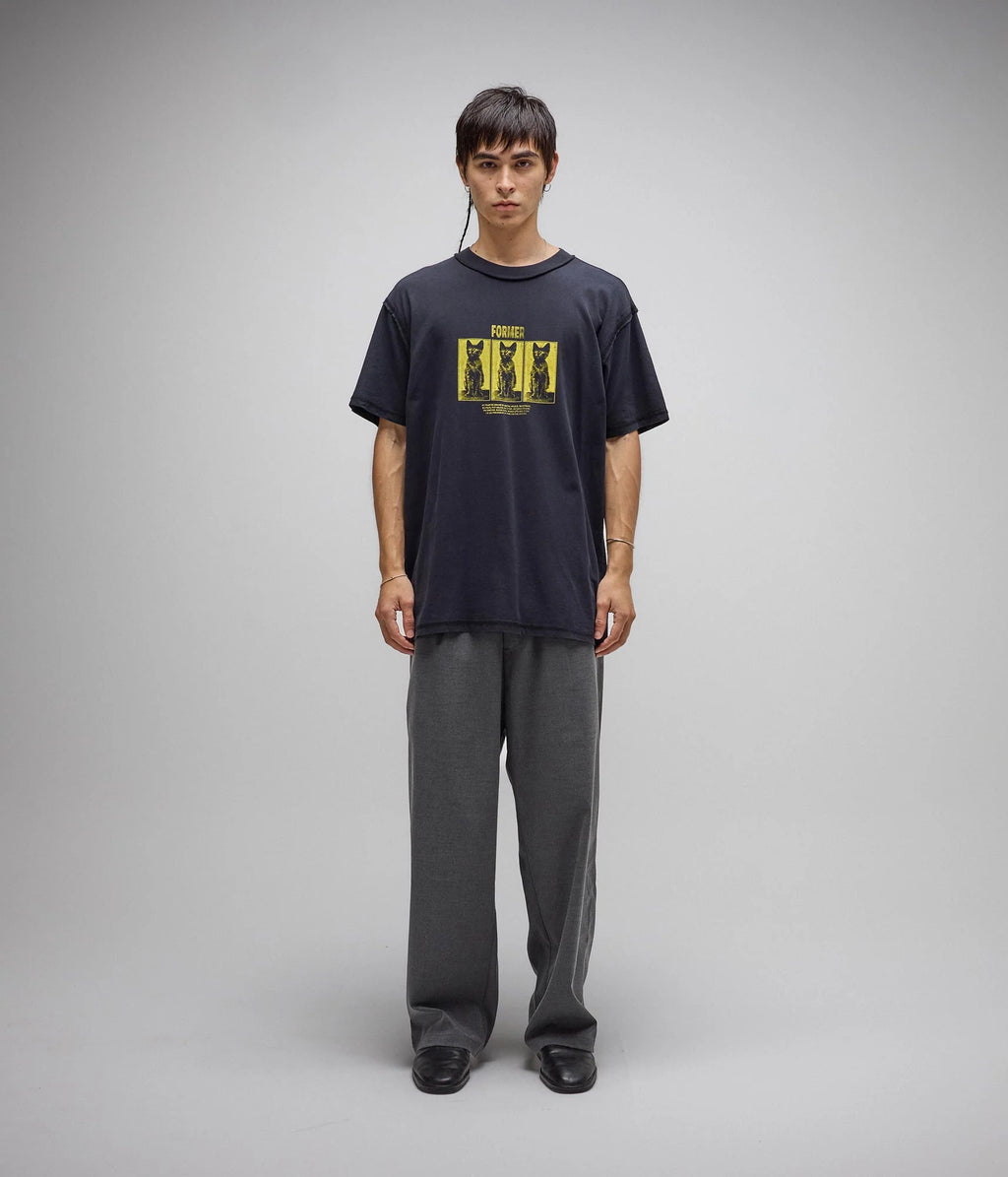 FORMER VET T-SHIRT // WASHED BLACK