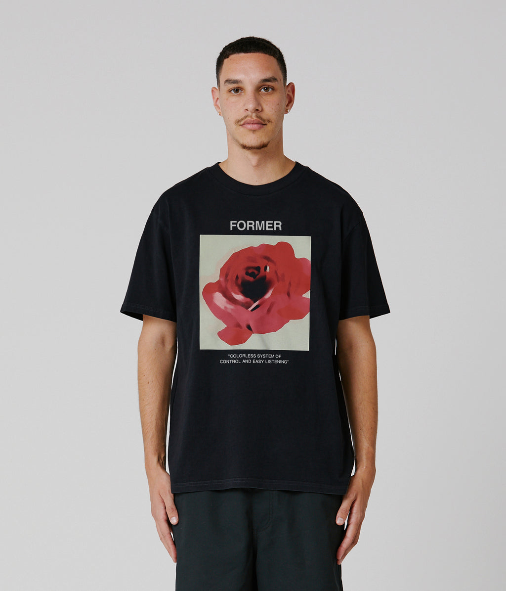 FORMER ROSETTE T-SHIRT - BLACK