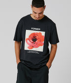 FORMER ROSETTE T-SHIRT - BLACK