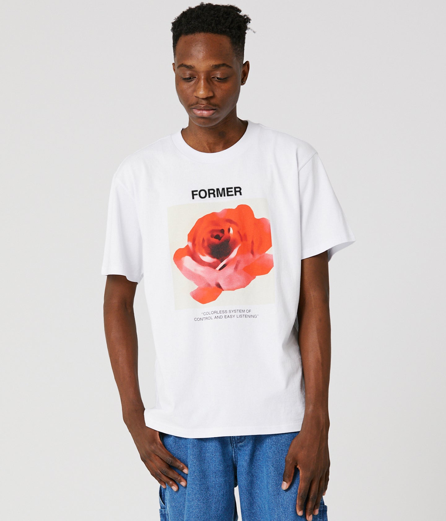 FORMER ROSETTE T-SHIRT - WHITE