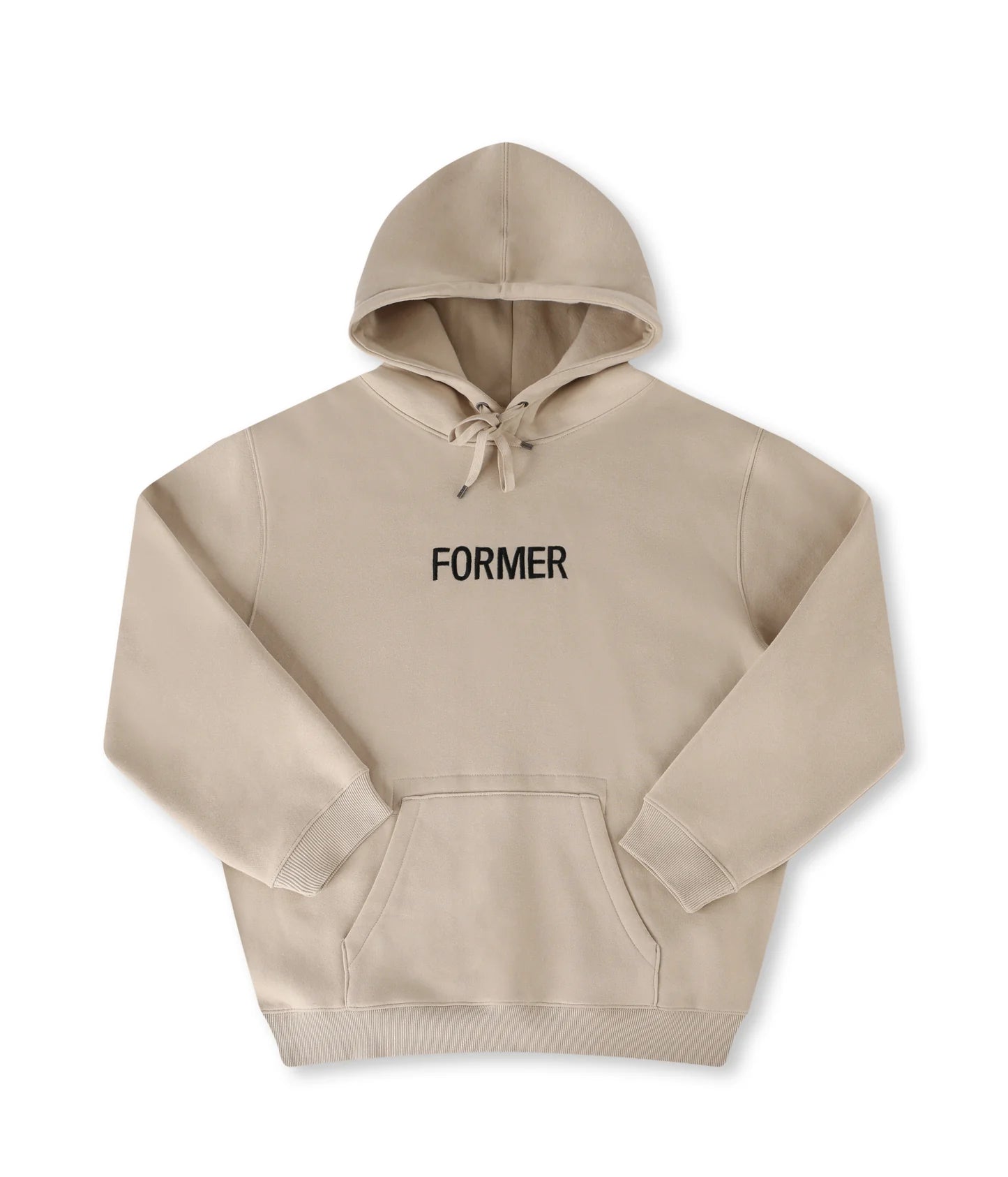 FORMER LEGACY EMB HOOD // BONE