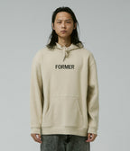 FORMER LEGACY EMB HOOD // BONE