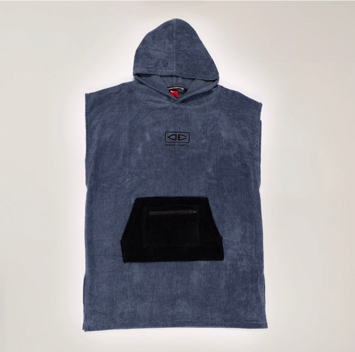 OCEAN+EARTH YOUTH Hooded Poncho Towel Navy