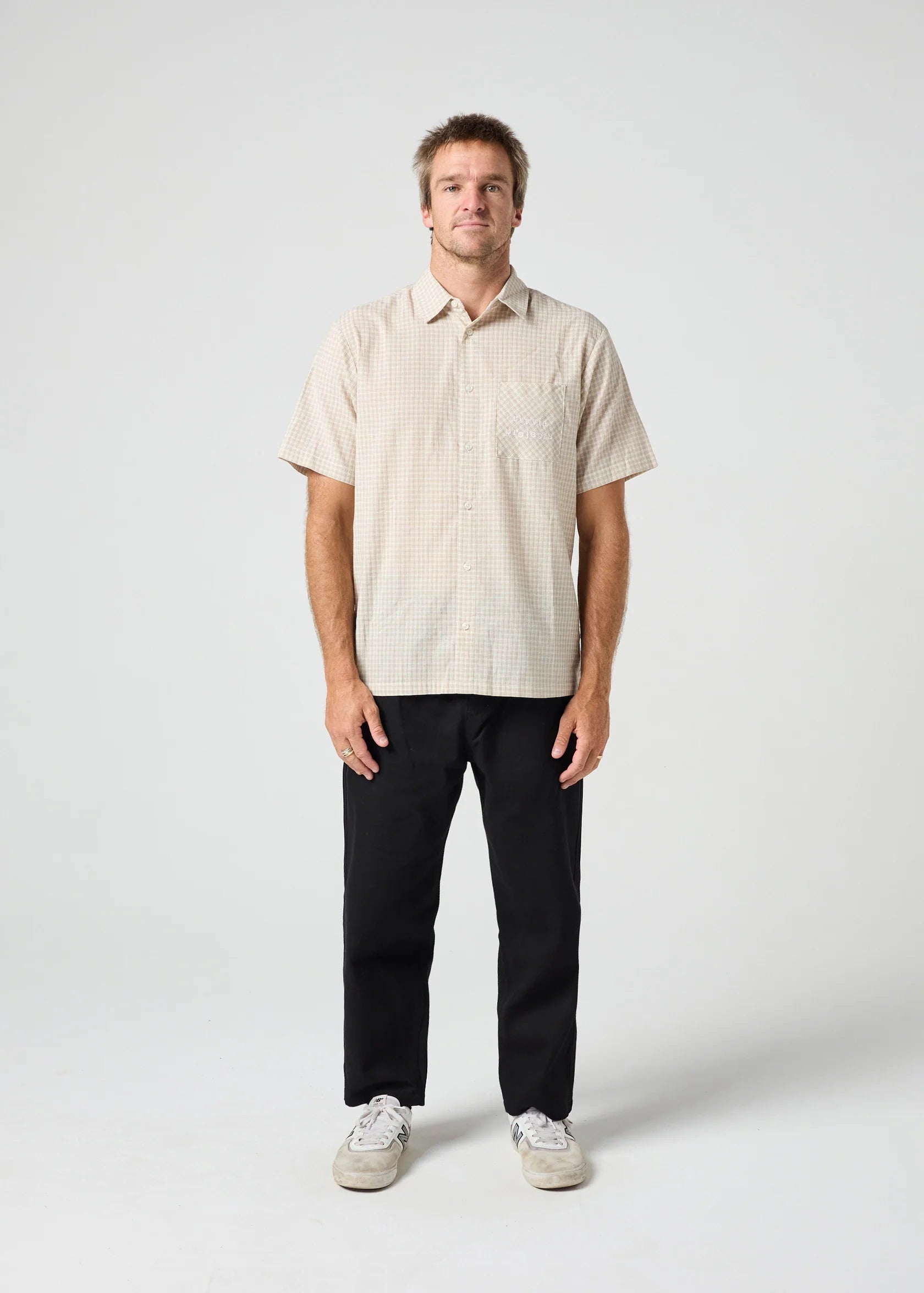 Rivvia Open mind check ss shirt