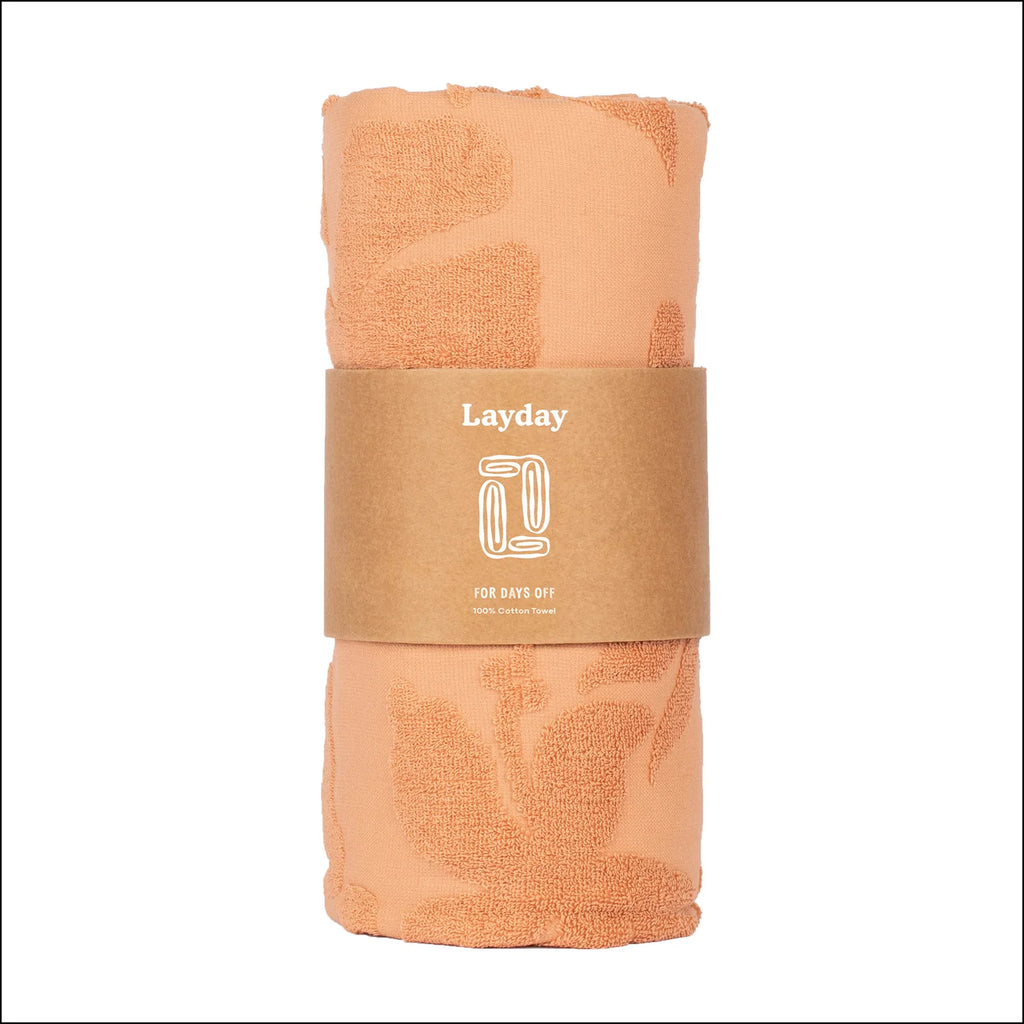 LAYDAY TROPICA Burnt Clay Towel