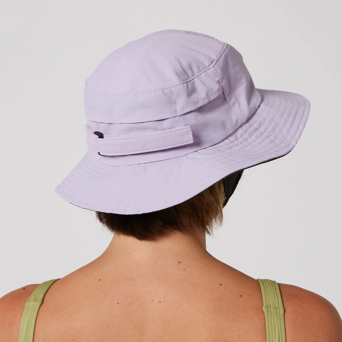 OCEAN + EARTH Indo Stiff Peak Surf Hat Pale Lilac