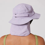 OCEAN + EARTH Indo Stiff Peak Surf Hat Pale Lilac