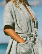 LAYDAY Sundown Robe Tropica Dusty Blue
