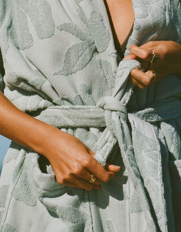 LAYDAY Sundown Robe Tropica Dusty Blue