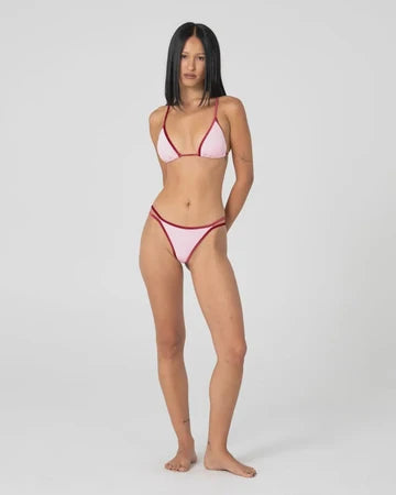 RUSTY SUGARY SLIDING TRI BIKINI TOP
