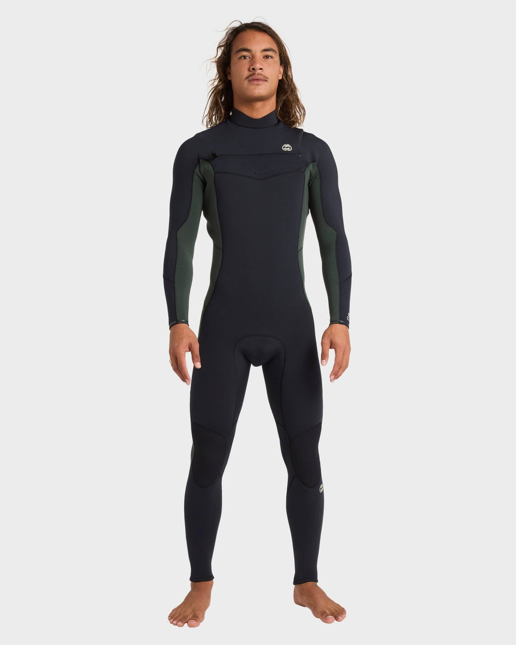 Mens 3/2mm Absolute Natural Chest Zip wetsuit-BILLABONG