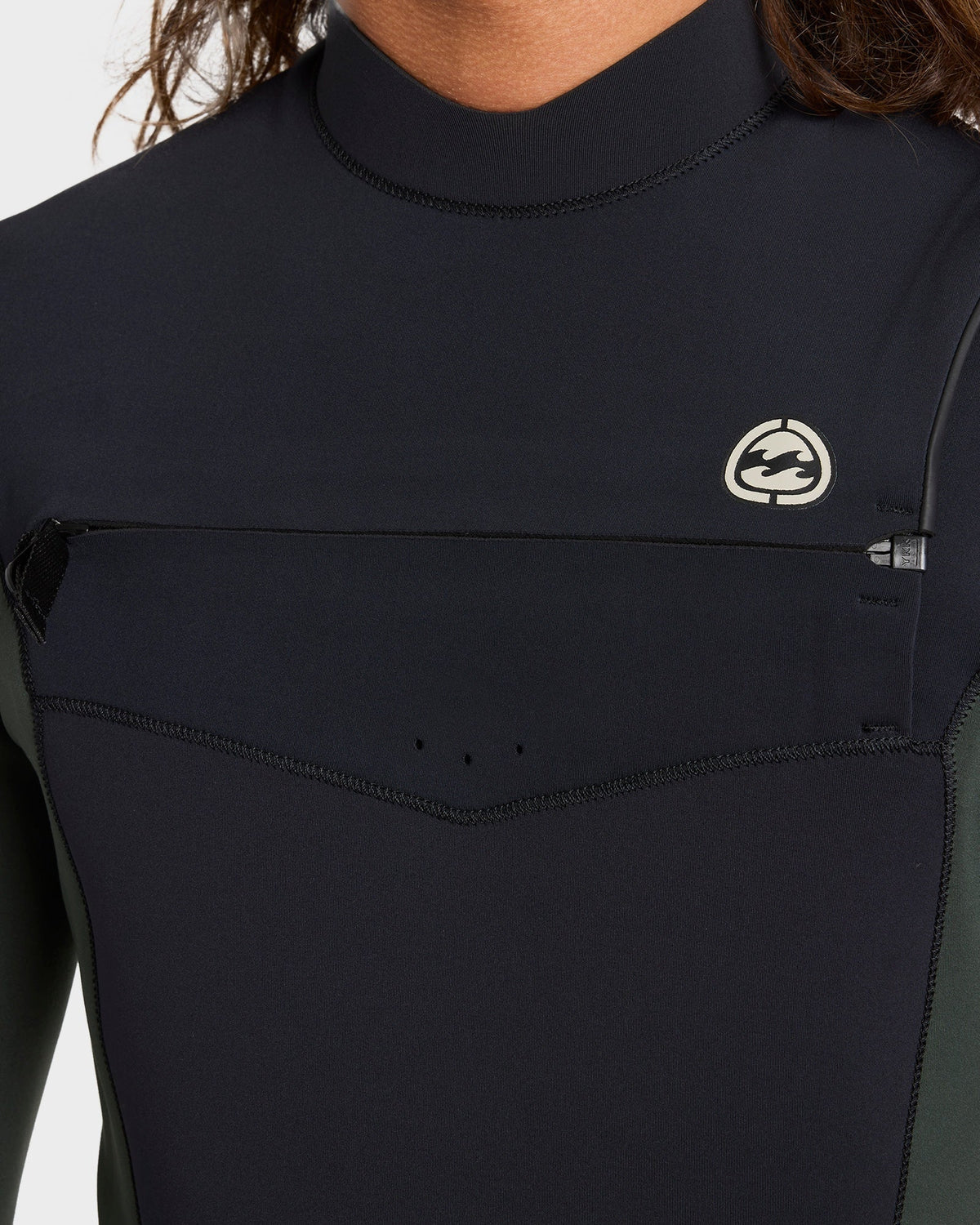 Mens 3/2mm Absolute Natural Chest Zip wetsuit-BILLABONG