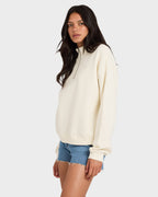 WOMENS RVCA 1/4 ZIP FLEECE JUMPER -RVCA