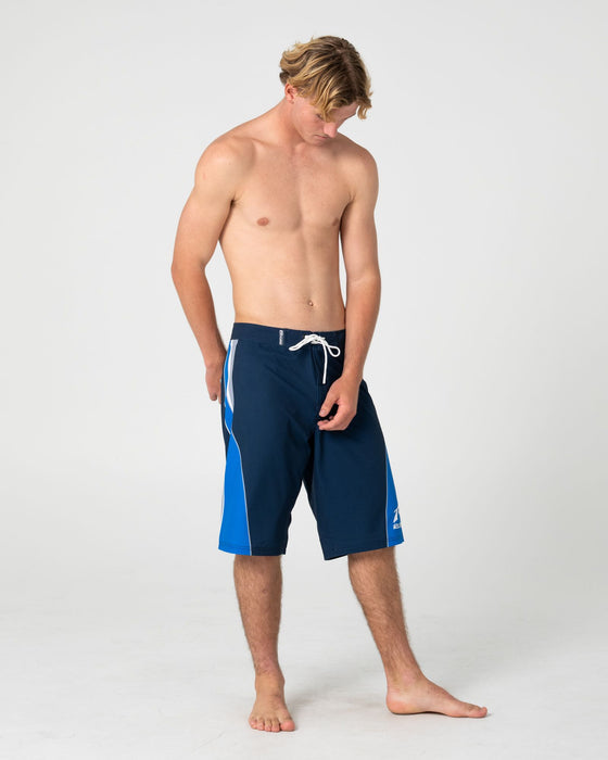PLOT TWIST BOARDSHORT NAVY BLUE 1 - RUSTY