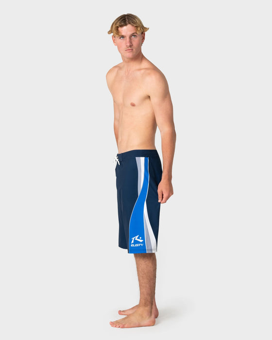 PLOT TWIST BOARDSHORT NAVY BLUE 1 - RUSTY