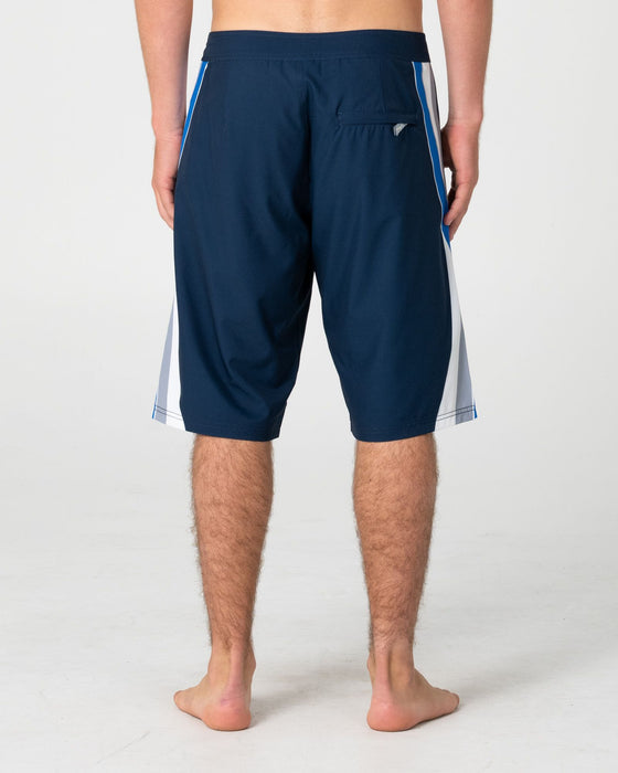 PLOT TWIST BOARDSHORT NAVY BLUE 1 - RUSTY