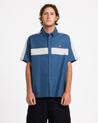 Mens Genetic Short Sleeve Shirt- QUICKSILVER